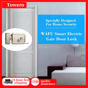 Smart Electric Gate Door Lock Secure Electric Metallic Lock Door Access Control for Home Office Apartment Warehouse