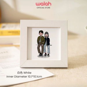 Nordic Home Wooden Frame Scratch-Resistant Eco-Friendly Minimalist Transparent Wall Photo Frame