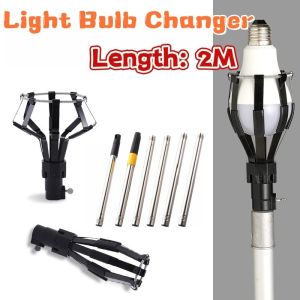 Light Bulb Changer Bulb Installer Telescoping Pole Removal Tool Portable Ceiling Bulb Installer Kit