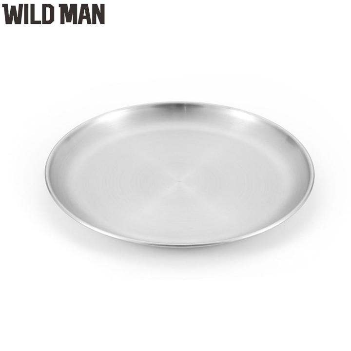 Stainless Steel Plates Dinner Plates Portable Metal Dinner Dishes Feeding  Serving Tableware for Outdoor Camping Picnic Lazada PH