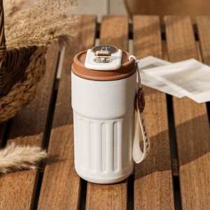 Smart Thermos Bottle Coffee 316 Stainless Steel LED Temperature Display Travel Mug Indoor Outdoor