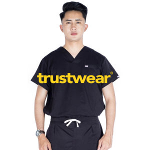 TRUSTWEAR - Javier Doctor’s Scrubs / Set Baju Celana Jaga OKA OK Perawat / Dokter Lengan Pendek Vol.2