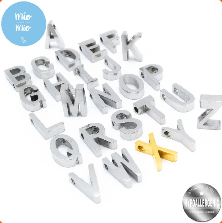 Mio Mio by Silverworks DIY Letter Pendant Fashion Accessory for