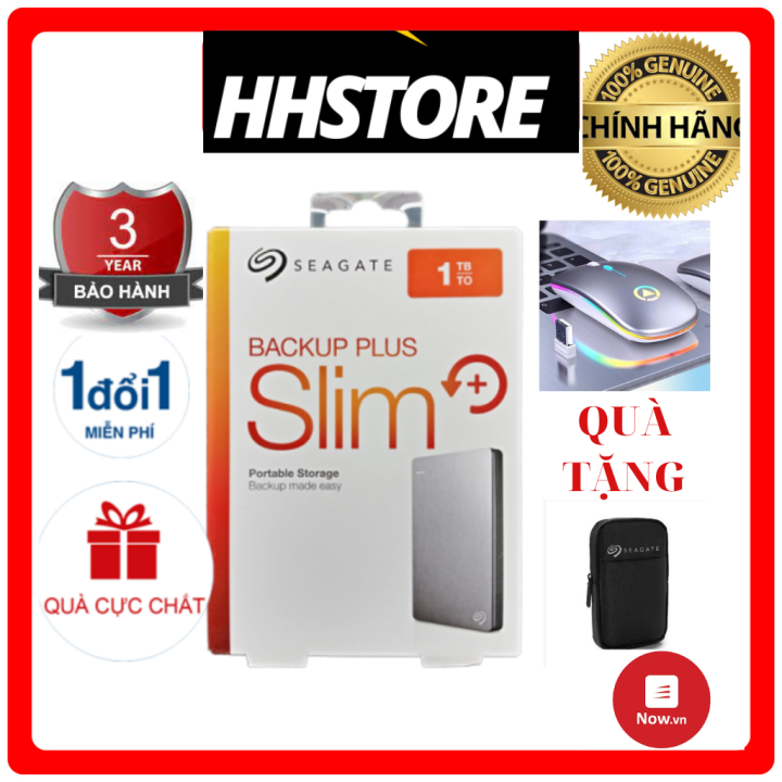 Ổ cứng di động Seagate Backup Plus Slim 1TB-2TB-500GB-320GB