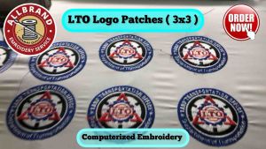 LTO Logo Patches ( 3x3 ) Computerized Embroidery
