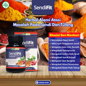 SendiFit 100% Asli Suplemen Kesehatan Tulang Penguat Tulang Pengapuran Sendi Obati Asam Urat Dan Rematik - With Nano Technology