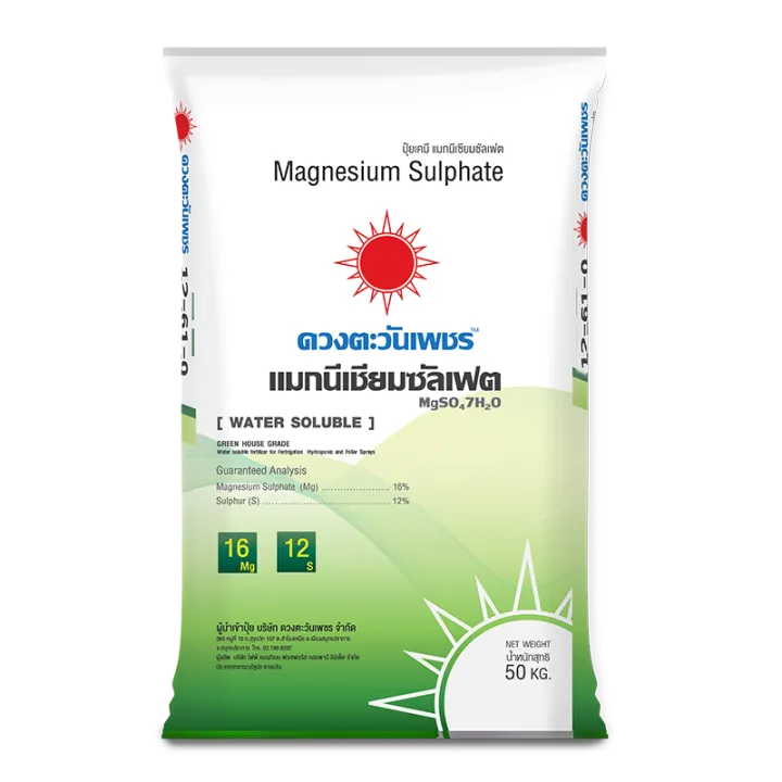 แมกนีเซียมซัลเฟต MgSO4