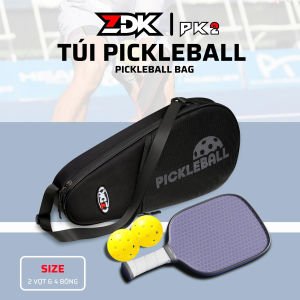 Túi đựng bảo vệ vợt pickleball tennis ZDK PK2 cao cấp đựng được 2 vợt 4 bóng thoải mái cho các buổi tập