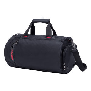 TINYAT Sports Gym Bag with Shoes Compartment Wet Pocket Gym Duffel Bag Overnight Bag for Men and Women