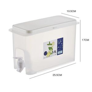 3.5L Fruit Teapot Summer Refrigerator Drinking water jug lemonade jug Cold Soak Bottle Cool Water Bucket With Faucet