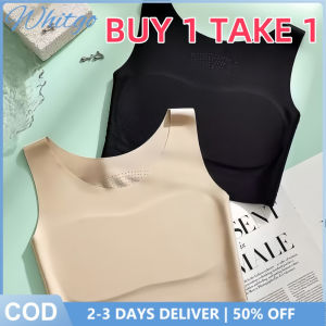 Whitgo【PH Local Stock】 [BUY 1 TAKE 1] S-3XL Plus Size Breast Binder Camisole Seamless Chest Binder Tube Tomboy Top Comfortable Breathable Vest
