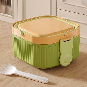 1000ML Large Capacity Lunch Box Salad Fruit Box Keep Fresh Compartment for Student and Office Worker