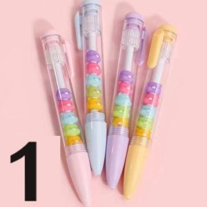 Cute Anime Bear Jelly Gel Pen for School Writing Kawaii Cartoon Neutral Pen Office Supplies kids Stationery gift