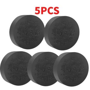 1/3/5pcs Soap Hair Darkening Shampoo Bar Repair Gray White Hair Color Dye Face Hair Body Shampoo Natural Black Soap 100g