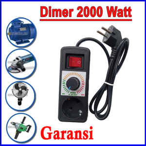 Pengatur kecepatan Dimmer 2000 Watt Ac 220V Alat Pengatur Kecepatan Gerinda Bor Kipas Dinamo