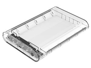 ORICO Transparent HDD Enclosure Case for 2.5 3.5 HDD SSD SATA to USB 3.1 Type C 6Gbps for External HD Hard Disk Drive Box 16TB