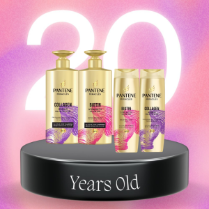 Dầu Gội Pantene Biotin Strength & Collagen Repair Silicone-Free Shampoo Chăm Sóc Tóc Yếu Hư Tổn 300ml / 500ml