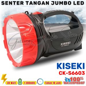 MURAH BANGET~Senter Tangan Jumbo Tahan Air Bisa Di Cas LED Super Terang Cahaya Putih + Lampu Emergenchy - Senter Tangan Murah - LAZADA COD | Gallery Audio