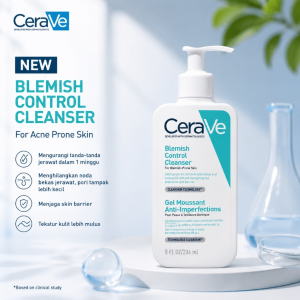 CeraVe Blemish Control Face Cleanser Suitable for acne-prone and blemish-prone skin 236ml