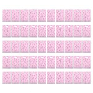 Multipurpose Pink Ribbon Plastic Party Gift Bags With Waterproof Feature For Home Decoration Gift Hold