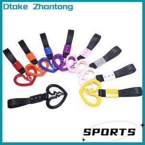 Dtake JDM Ring Japanese Subway Train Bus Car Handle Cute Broken Heart Handle Hand Strap Rear Front Bumper Warning Ring