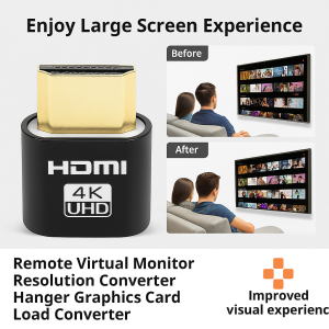 HDMI TV Streaming Device Remote Converter Graphics Card Load Wireless Display Dongle 1080P HDMI Upgraded Wireless Dongle