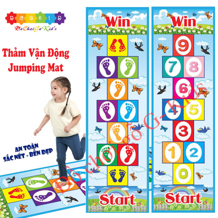Thảm vận động đa năng Jumping Mat (size 0,6x2m) giúp bé năng động, phát triển tư duy - Chọn mẫu Chat Với Shop bạn nhé.