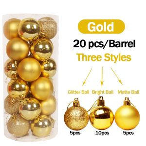 GD Christmas 10cm Christmas Balls Christmas Tree Decorations Xmas Christmas Year Gift