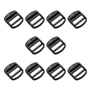 Pack of 10 Alloy 2.6cm Inner Diameter Backpacks Strap Adjuster Buckle for School Bags and Outdoor Hardware