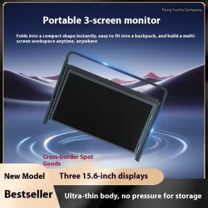 Hot-selling laptop monitor expands tri-fold screen convenient monitor tri-fold screen