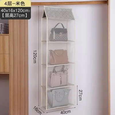 Bag storage behind door hanging wardrobe hanging organizer Tote bag hanging storage bag handbag organizer