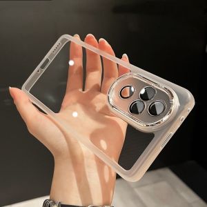 Case For Honor 200 Pro 5G 100 90 Lite 70 50 TPU Soft Silicone Transparent Cover For Honor 200Pro Camera Protection Shell Bumper