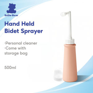 SnowBear Portable Travel Hand Held Bidet Sprayer Peri-Bottle Postpartum Essentials Personal Cleaner