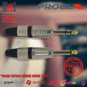 Proel jack akai 1/4" S2C-PROBK black ring