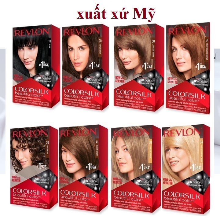 Thuốc Nhuộm Tóc Revlon Colorsilk 3D 130ml Sản Xuất Mỹ | Lazada.vn