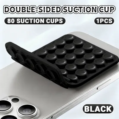 Universal Phone Suction Pad Silicone Double Side Non-Slip Suction Pad For Mobile Phone Fixture Suction Cup Backed 手机吸盘
