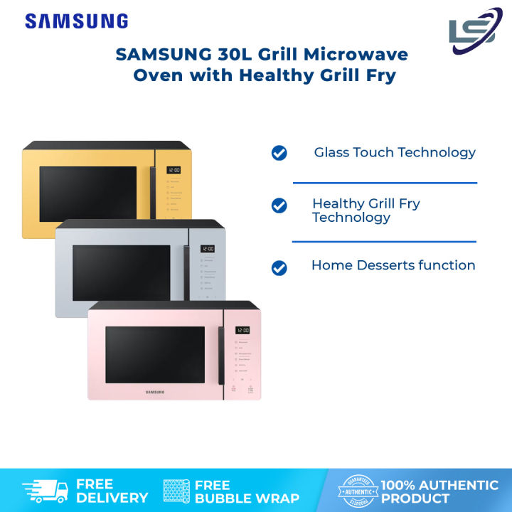 SAMSUNG 30L Grill Microwave Oven with Healthy Grill Fry Grill Fry