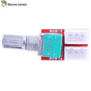 Volume Potentiometer with 300mm Shielded Wire DIY Audio Power Amplifier Board Volume Control Knob Potentiometer