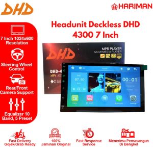 Headunit Deckless DHD 4300 7 Inch
