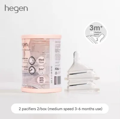 Hegen PCTO Bottle Teat Baby Anti-colic Nipples ( Slow Flow / Medium Flow / Fast Flow / Thick Feed )