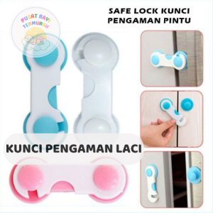 Pengaman Pintu Laci Kulkas Child Lock Kunci Laci Safety Lock Lemari