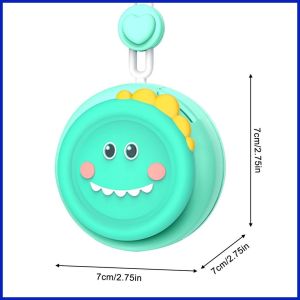 Necklace Fan Cartoon Animal Portable Neck Fan with Lanyard  Handheld Fan  Portable Fan USB Charging jiwph jiwph