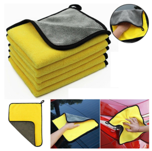 Super Absorb Mop Cloth Microfiber Cleaning Towel Water Absorption Cloth Lazy Cloth Car Wash Cloth Car Mop [THICK]
