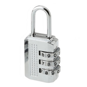 4-digit luggage combination lock Combination lock Zinc alloy anti-pry combination padlock High strength anti-violent opening Portable travel luggage lock