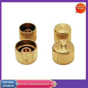 Graceful Car Air Conditioner Refrigerant Dust Cover Valve Core Caps High Low Side Port Cap Auto High Low Pressure Caps Accessories