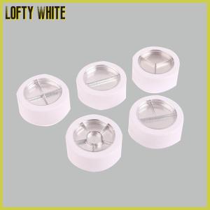 Lofty White Empty Eye Shadow Case Makeup Palette Box Plastic Skylight Clear Lid Aluminum Pan Round Creamy Concealer Container