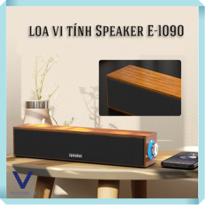 Loa Vi Tính Loa Gỗ Công Suất Lớn Dùng Cho PC Laptop ĐT.. Speaker E-3090BT (CÓ BLUETOOTH)
