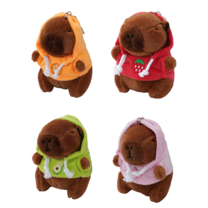 Delightful Capybara Plushie Toy Keychain for Bags Hanging Decoration Plushie Keychain Toy Gift for Kids