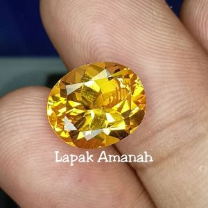 Batu Permata Asli Natural Golden Citrine Top Luster Super Clean Kristal Asli Original