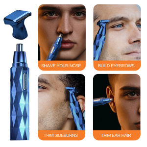 Electric Nose Hair Trimmer Men/Woman Trimmer for Nose Vibrissa Razor Shaver Washable